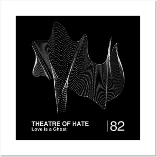 Theatre Of Hate / Minimalist Graphic Artwork Design Posters and Art